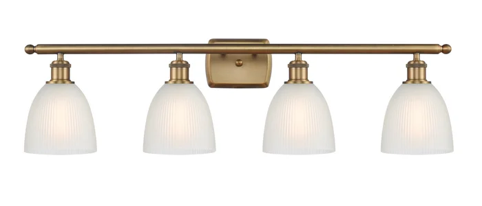 Ballston Four Light Bath Vanity in Brushed Brass (405|516-4W-BB-G381)