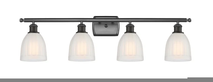 Ballston Four Light Bath Vanity in Oil Rubbed Bronze (405|516-4W-OB-G441)