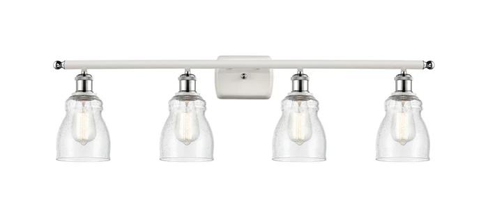 Ballston Four Light Bath Vanity in White Polished Chrome (405|516-4W-WPC-G394)