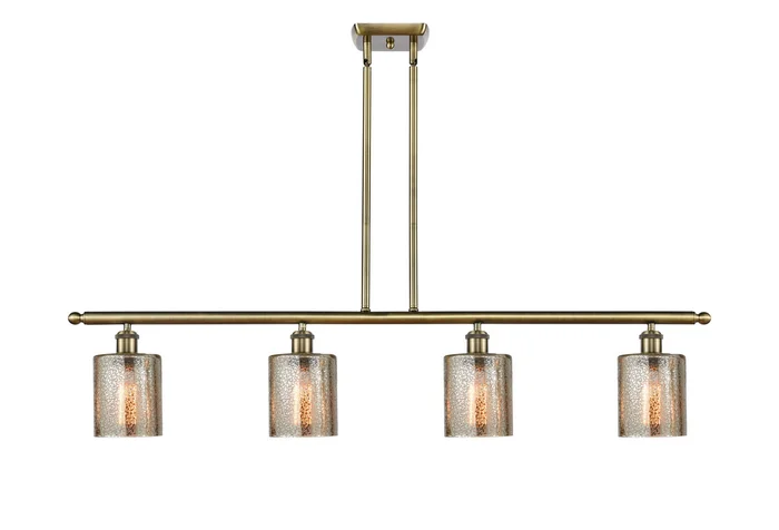 Ballston Four Light Island Pendant in Antique Brass (405|516-4I-AB-G116)