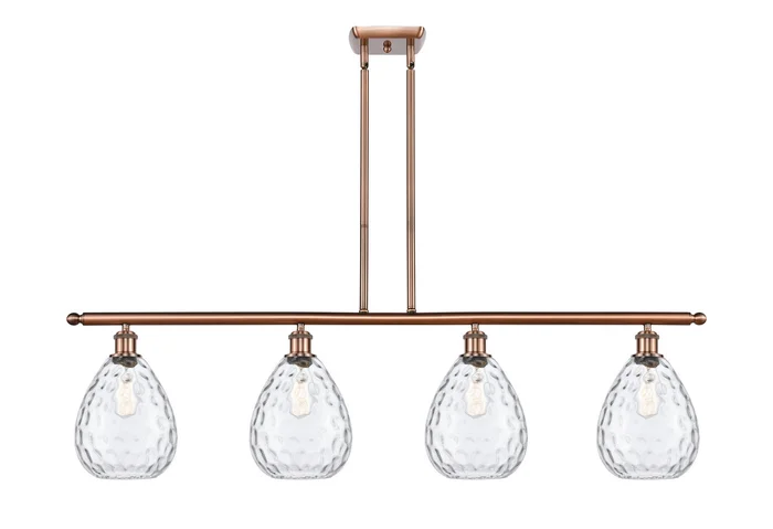 Ballston Four Light Island Pendant in Antique Copper (405|516-4I-AC-G372)