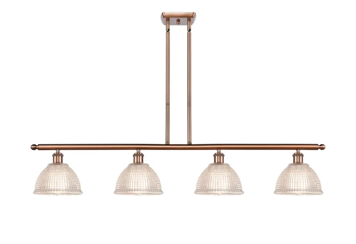 Ballston Four Light Island Pendant in Antique Copper (405|516-4I-AC-G422)