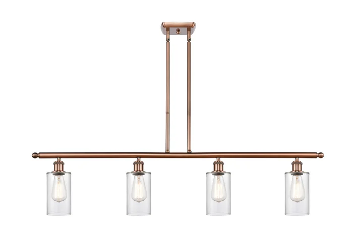 Ballston Four Light Island Pendant in Antique Copper (405|516-4I-AC-G802)