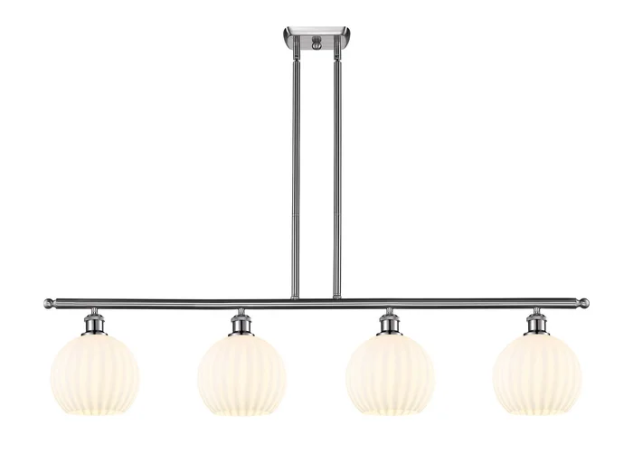 Ballston Four Light Island Pendant in Black Antique Brass (405|516-4I-BAB-G122-8)