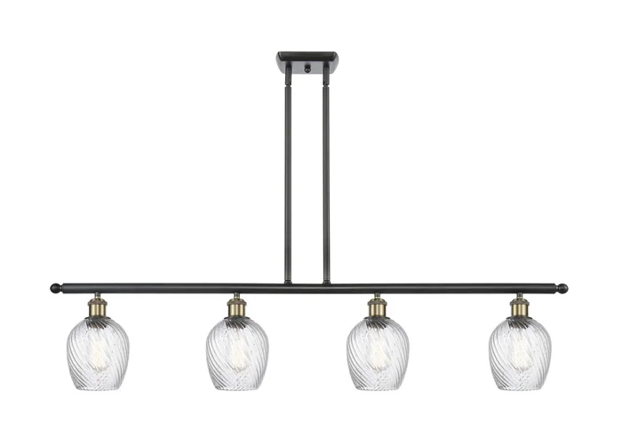 Ballston Four Light Island Pendant in Black Antique Brass (405|516-4I-BAB-G292)