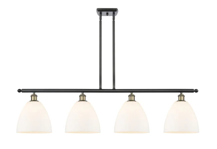 Ballston Four Light Island Pendant in Black Antique Brass (405|516-4I-BAB-GBD-91)