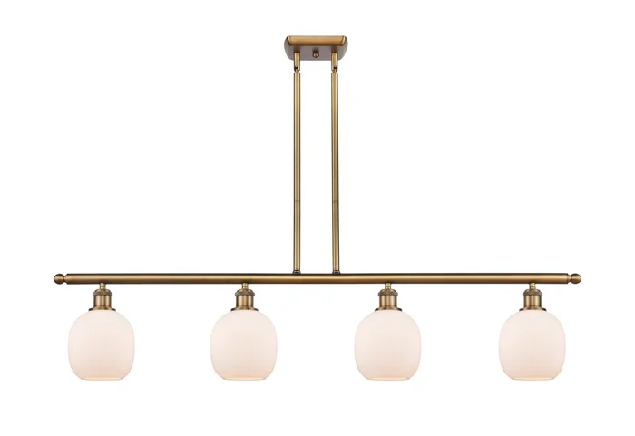 Ballston Four Light Island Pendant in Brushed Brass (405|516-4I-BB-G101)