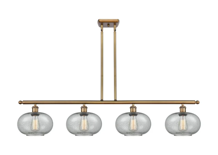 Ballston Four Light Island Pendant in Brushed Brass (405|516-4I-BB-G247)