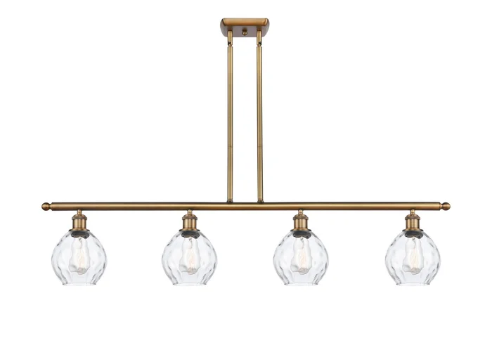 Ballston Four Light Island Pendant in Brushed Brass (405|516-4I-BB-G362)