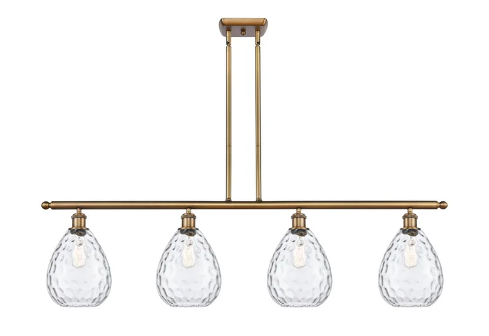 Ballston Four Light Island Pendant in Brushed Brass (405|516-4I-BB-G372)