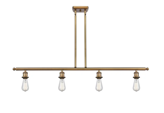 Ballston Four Light Island Pendant in Brushed Brass (405|516-4I-BB)