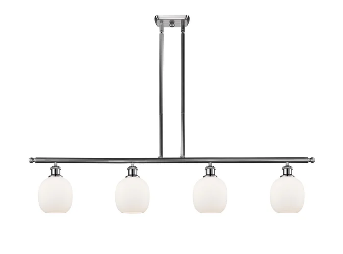 Ballston Four Light Island Pendant in Brushed Satin Nickel (405|516-4I-SN-G101)