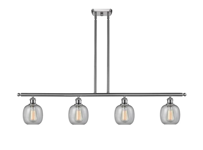 Ballston Four Light Island Pendant in Brushed Satin Nickel (405|516-4I-SN-G104)