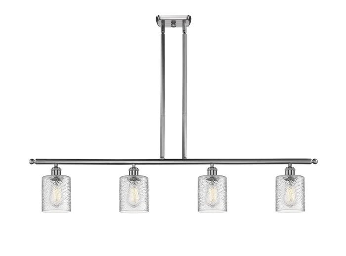Ballston Four Light Island Pendant in Brushed Satin Nickel (405|516-4I-SN-G112)