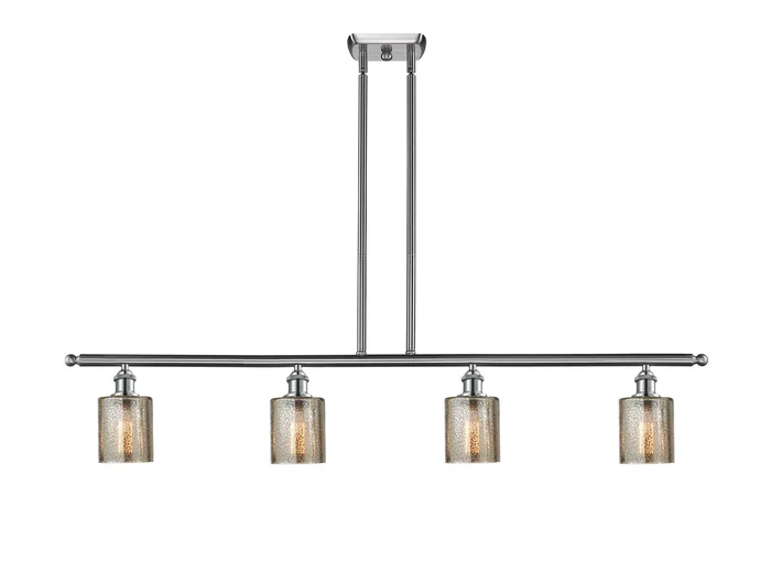 Ballston Four Light Island Pendant in Brushed Satin Nickel (405|516-4I-SN-G116)