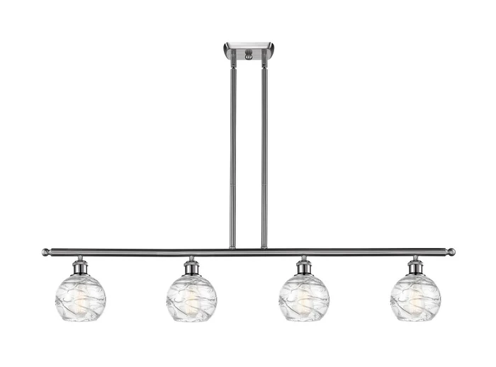 Ballston Four Light Island Pendant in Brushed Satin Nickel (405|516-4I-SN-G1213-6)
