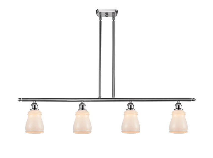 Ballston Four Light Island Pendant in Brushed Satin Nickel (405|516-4I-SN-G391)