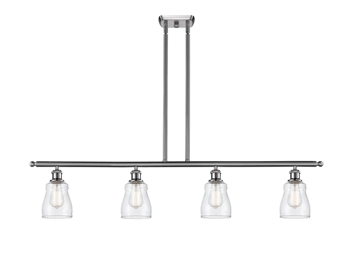 Ballston Four Light Island Pendant in Brushed Satin Nickel (405|516-4I-SN-G392)