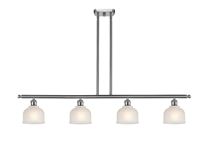 Ballston Four Light Island Pendant in Brushed Satin Nickel (405|516-4I-SN-G411)