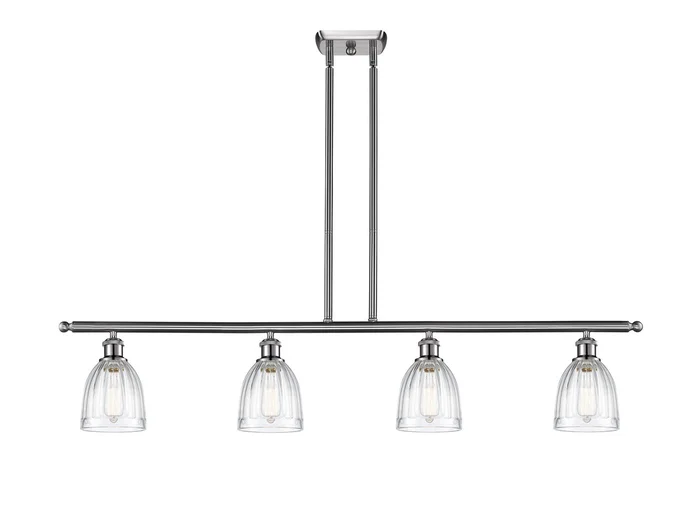 Ballston Four Light Island Pendant in Brushed Satin Nickel (405|516-4I-SN-G441)