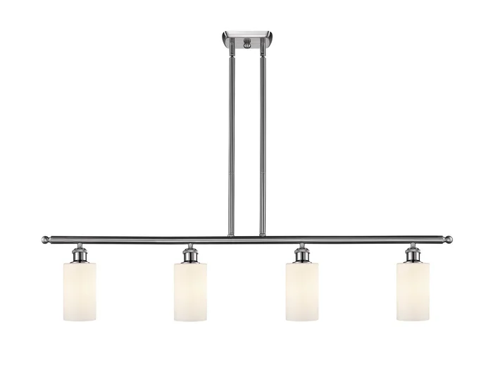 Ballston Four Light Island Pendant in Brushed Satin Nickel (405|516-4I-SN-G801)