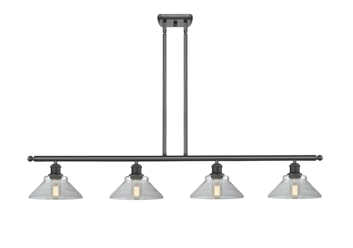 Ballston Four Light Island Pendant in Matte Black (405|516-4I-BK-G132)