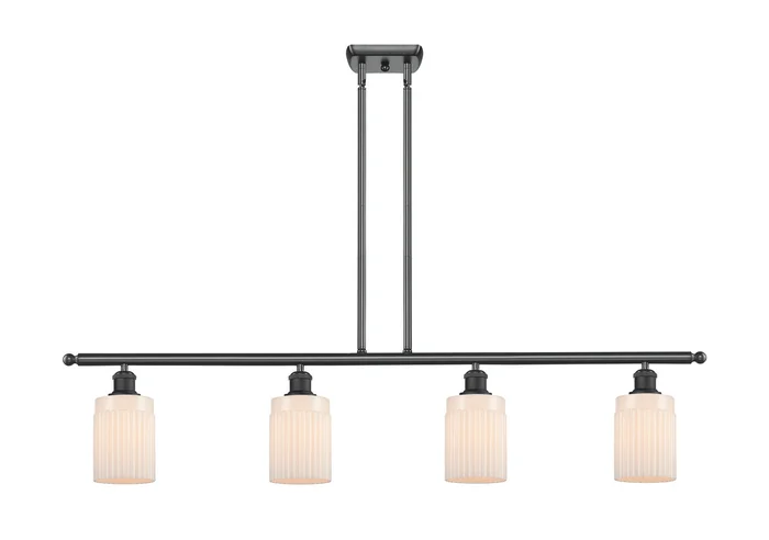 Ballston Four Light Island Pendant in Matte Black (405|516-4I-BK-G341)