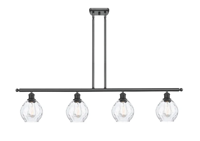Ballston Four Light Island Pendant in Matte Black (405|516-4I-BK-G362)