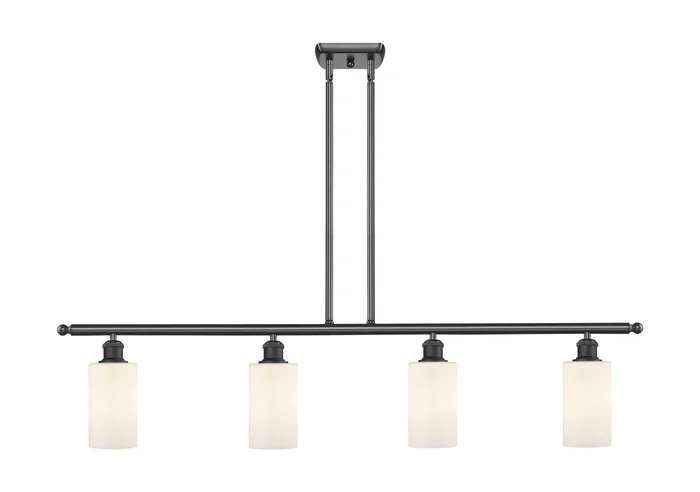 Ballston Four Light Island Pendant in Matte Black (405|516-4I-BK-G801)