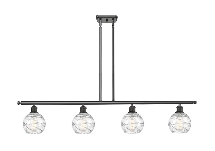Ballston Four Light Island Pendant in Oil Rubbed Bronze (405|516-4I-OB-G1213-6)