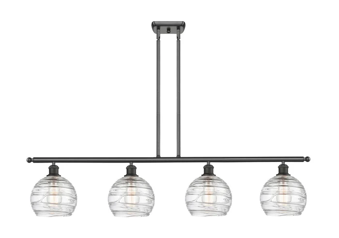 Ballston Four Light Island Pendant in Oil Rubbed Bronze (405|516-4I-OB-G1213-8)