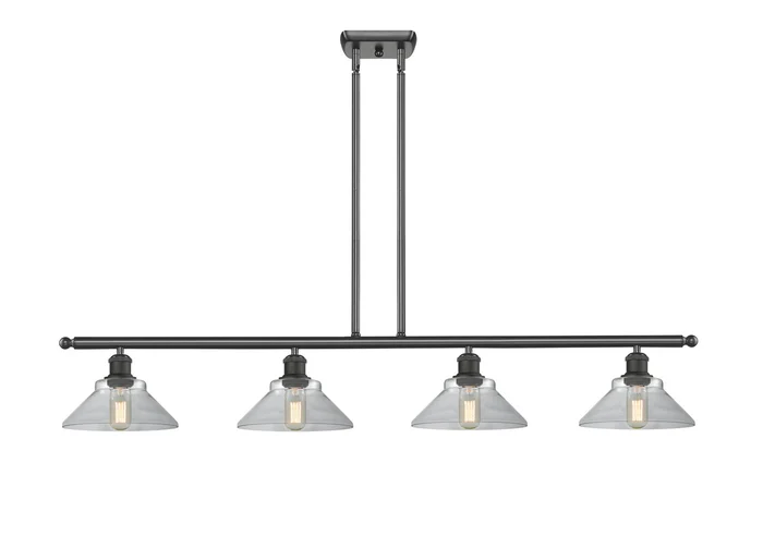 Ballston Four Light Island Pendant in Oil Rubbed Bronze (405|516-4I-OB-G132)