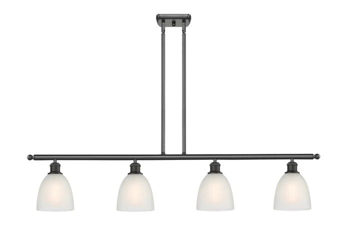 Ballston Four Light Island Pendant in Oil Rubbed Bronze (405|516-4I-OB-G381)