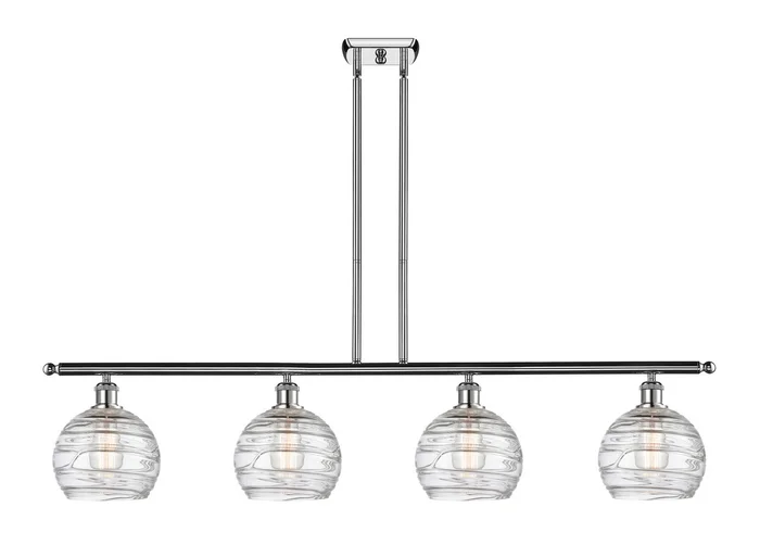 Ballston Four Light Island Pendant in Polished Chrome (405|516-4I-PC-G1213-8)