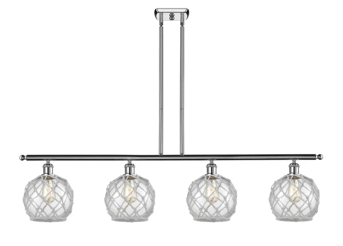 Ballston Four Light Island Pendant in Polished Chrome (405|516-4I-PC-G122-8RW)