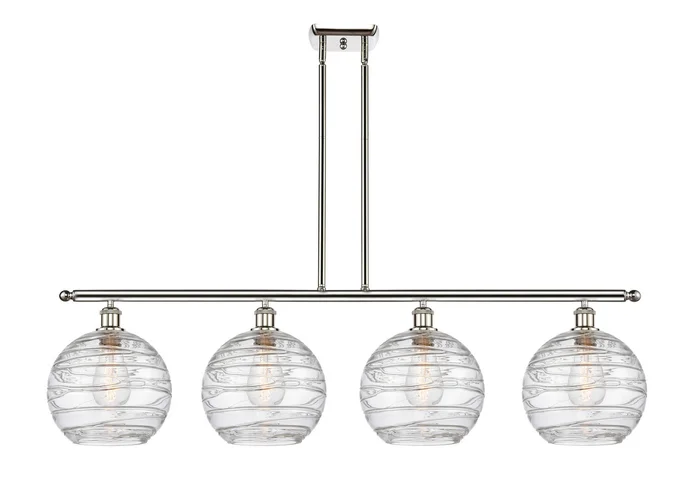Ballston Four Light Island Pendant in Polished Nickel (405|516-4I-PN-G1213-10)