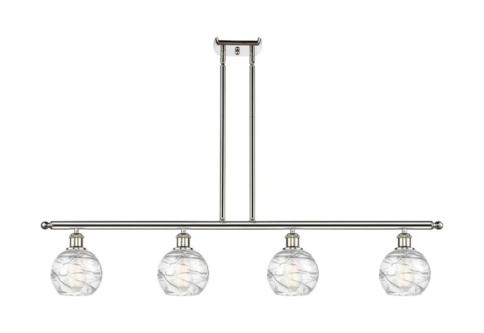 Ballston Four Light Island Pendant in Polished Nickel (405|516-4I-PN-G1213-6)
