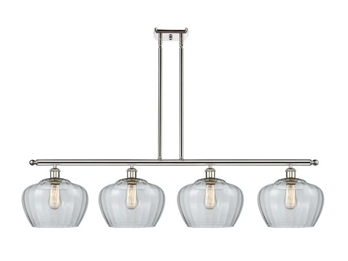 Ballston Four Light Island Pendant in Polished Nickel (405|516-4I-PN-G92-L)