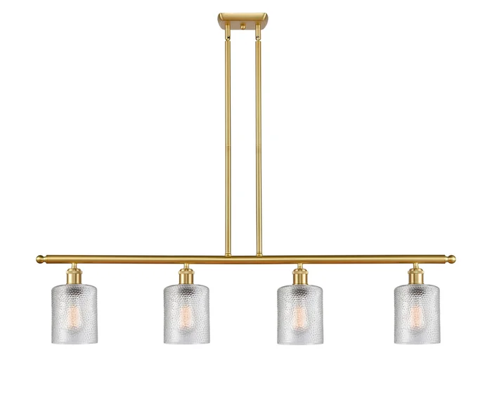 Ballston Four Light Island Pendant in Satin Gold (405|516-4I-SG-G112)