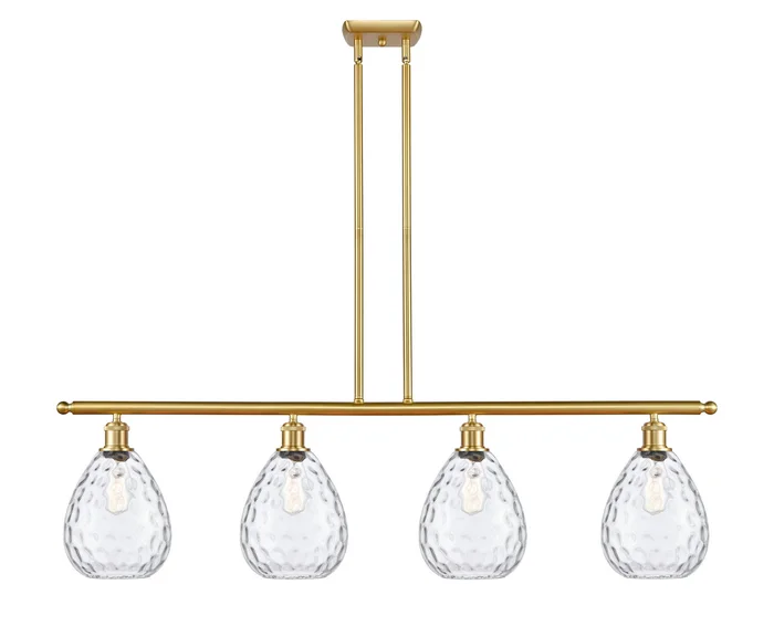 Ballston Four Light Island Pendant in Satin Gold (405|516-4I-SG-G372)