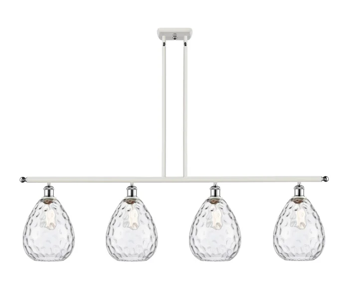 Ballston Four Light Island Pendant in White Polished Chrome (405|516-4I-WPC-G372)