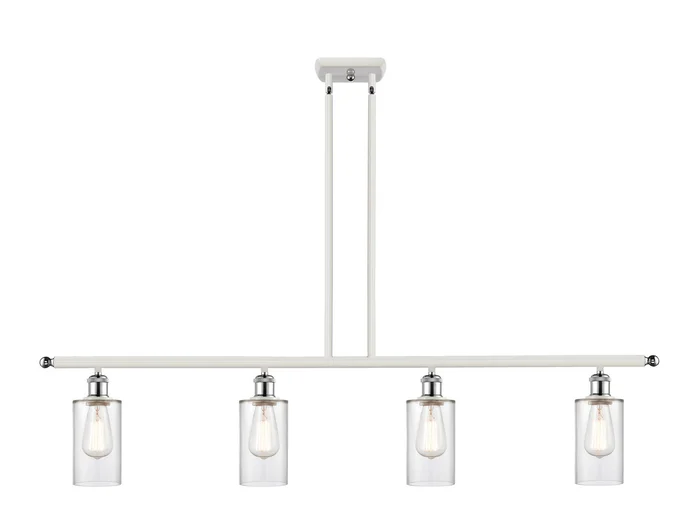 Ballston Four Light Island Pendant in White Polished Chrome (405|516-4I-WPC-G802)
