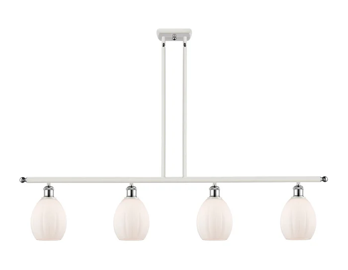 Ballston Four Light Island Pendant in White Polished Chrome (405|516-4I-WPC-G81)