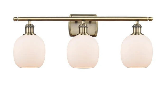 Ballston LED Bath Vanity in Antique Brass (405|516-3W-AB-G101-LED)