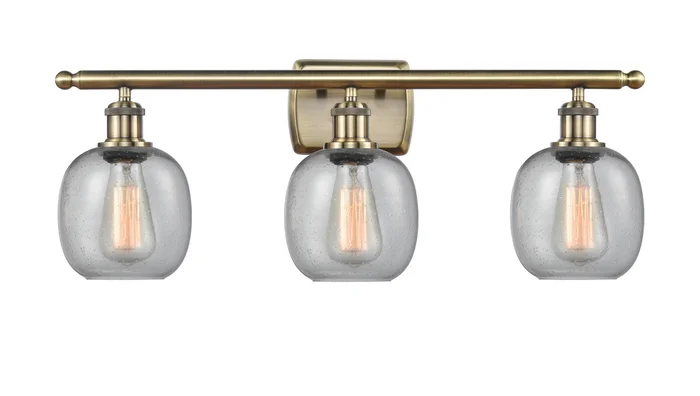 Ballston LED Bath Vanity in Antique Brass (405|516-3W-AB-G104-LED)