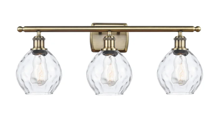 Ballston LED Bath Vanity in Antique Brass (405|516-3W-AB-G362-LED)