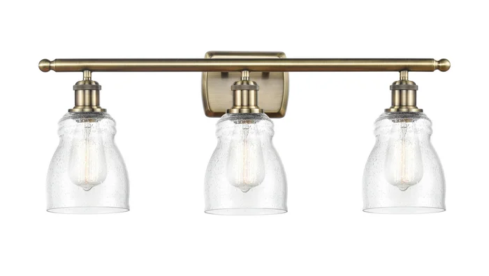 Ballston LED Bath Vanity in Antique Brass (405|516-3W-AB-G394-LED)