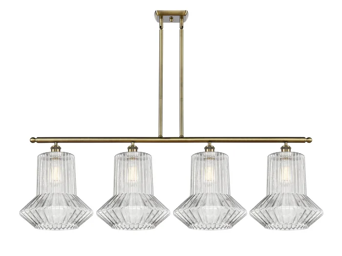 Ballston LED Island Pendant in Antique Brass (405|516-4I-AB-G212-LED)