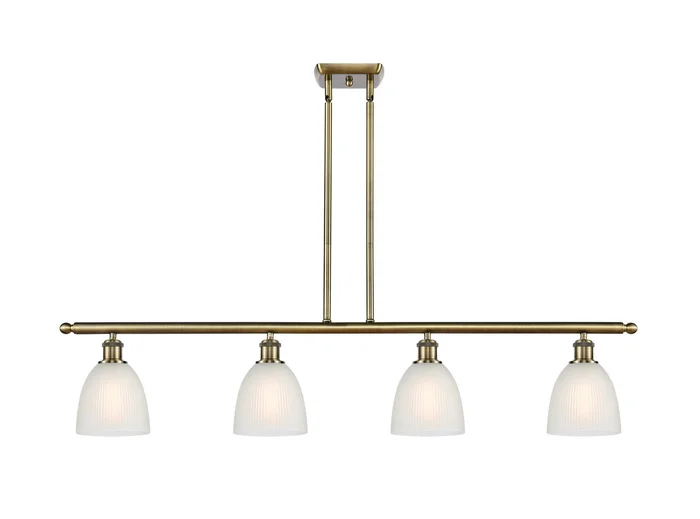 Ballston LED Island Pendant in Antique Brass (405|516-4I-AB-G381-LED)