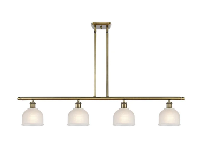 Ballston LED Island Pendant in Antique Brass (405|516-4I-AB-G411-LED)